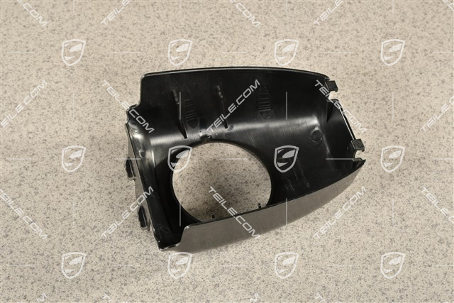 Cover trim ACC, center, Black