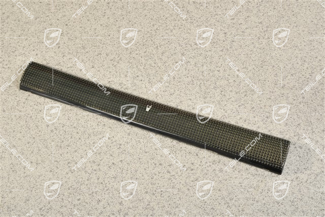 Schalttafelverkleidung / Getränkehalter Zierleiste, mitte, LHD, Carbon / Kohlefaser