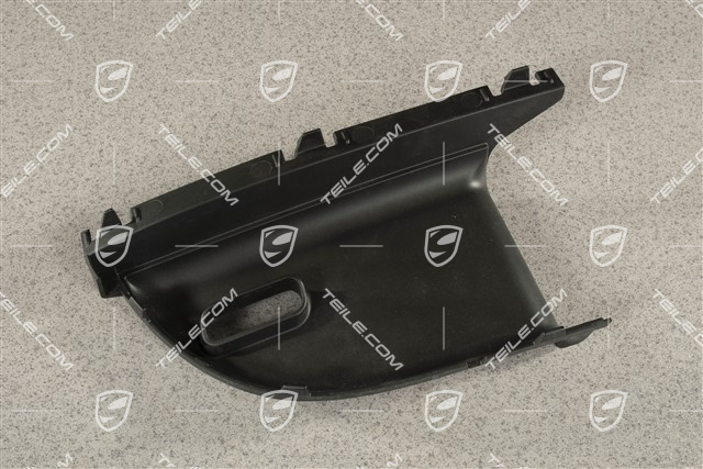 Blenda / Prowadnica powietrza, czarna, R