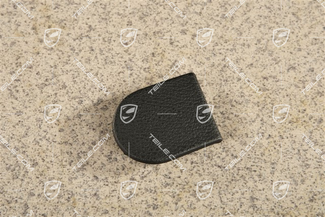 Abdeckkappe, Heckklappenverkleidung Notentriegelung, Schwarz
