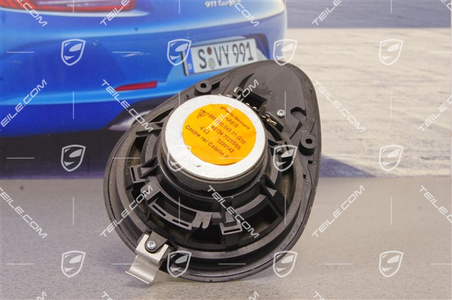 Coupe / Targa, Loudspeaker, Metropole blue, rear, R
