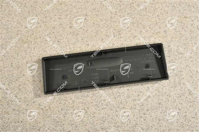 Blende / Abdeckung des Ascher, Schwarz