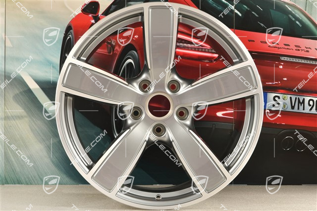 20" Felge Carrera Sport, 11,5J x 20 ET76, Platinsilber Metallic