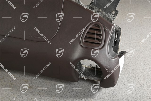 Dashboard, upper part, leather, Sport Chrono, cocoa,  damaged