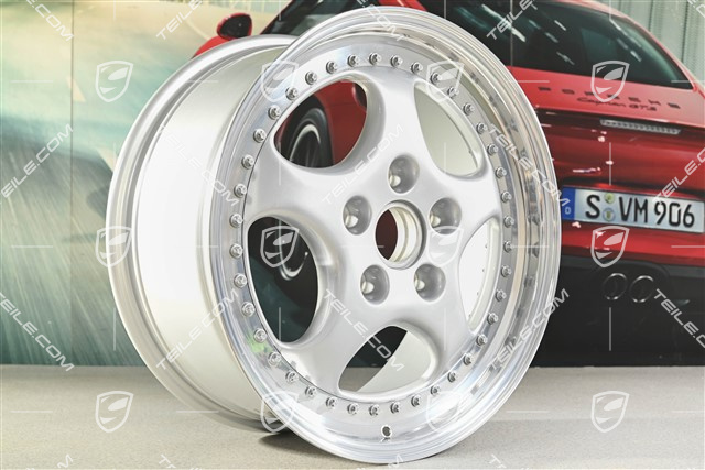 18-inch Alloy wheel rim, Turbo 3.6, 8J x 18 ET52, Speedline, silver