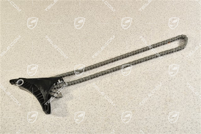 Timing chain with tensioner slide / blade / Pad