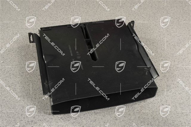 Dashboard side vent / defroster trim / cover, Black, Middle