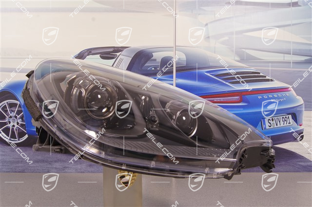 Xenon Scheinwerfer, schwarz, Linksverkehr (UK-Version), R