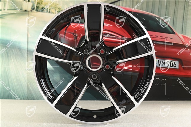 20" Felge Carrera Sport, 8,5J x 20 ET49, schwarz hochglanz