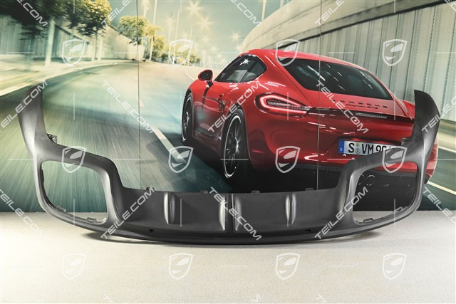 Spoiler rear, matt black (bad visual condition)