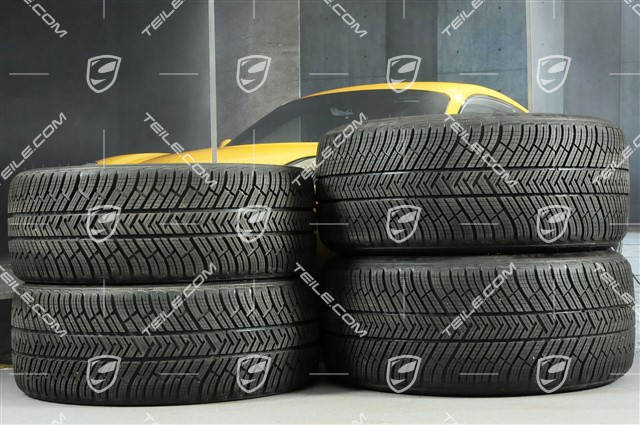 19" Boxster S Winterräder Satz, Felgen 8J x 19 ET57 + 10J x 19 ET45 + NEUE Michelin Pilot Alpin 4 Winterreifen 235/40 R19 + 265/40 R19