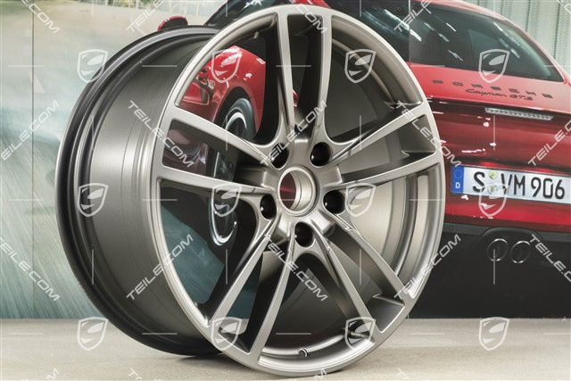 20-inch wheel rim, Cayenne Sport, 10,5J x 20 ET55, Platinum satin-mat