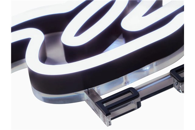 Carrera illuminated lettering, Limited to 911 units, 1400 mm x 210 mm x 41 mm