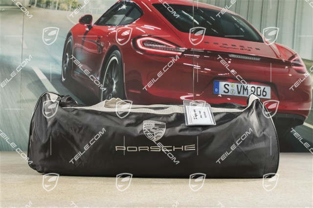 Pokrowiec, z herbem Porsche, do wnętrz