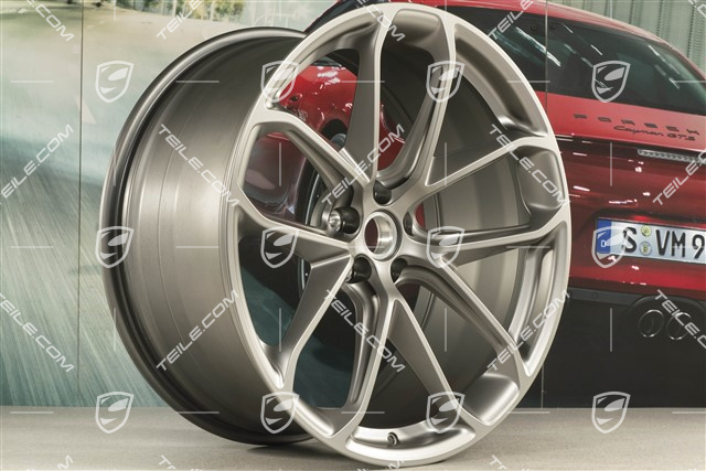 21" Felga "GT Design", 10J x 21 ET19. platinum satynowy półmat