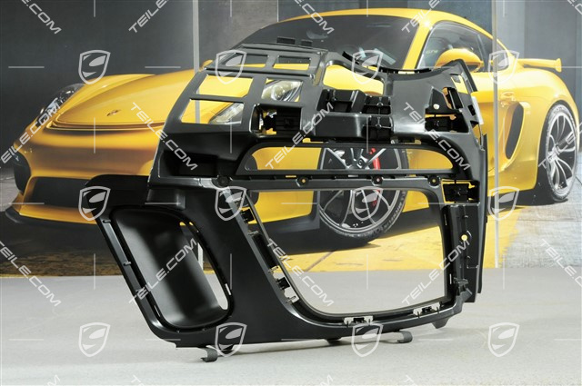 Retaining frame lateral, black mat, L Retaining frame lateral, black mat, L