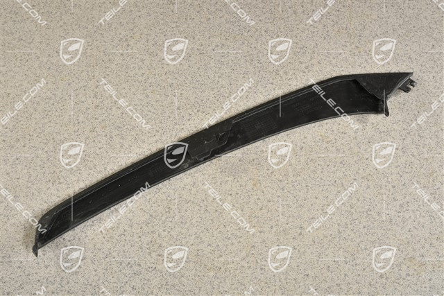 C2, Disc / trim upper for front bumper retaining frame, Black, R