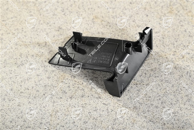 Abdeckblende, Gehäuseblende, Innenbetätigung, Schwarz, L