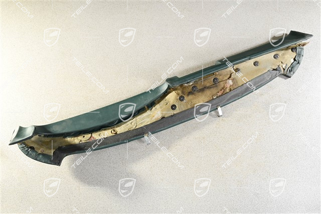 Dashboard lining (console upper part), Leather Cedar green