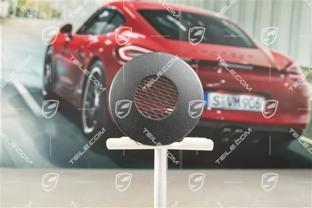 Rosette, Temperature sensor, Leather, Black