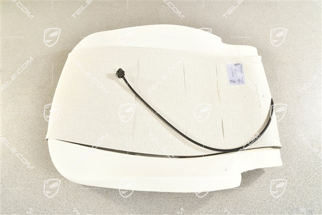 Foam part, Seat cushion, with heating mat, L=R