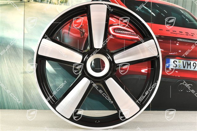 20-inch Sport Classic wheel rim, central wheel lock, 9,5J x 20 ET44, black high gloss