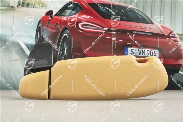 Osłona przeciwsłoneczna, Cabrio, skóropodobna, Savannah beige, R