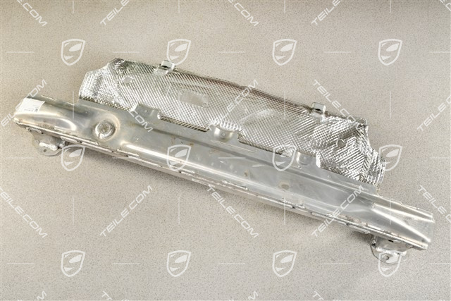 Stoßsfängerträger hinten mit Hitzeschutz