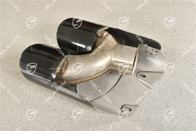 2,0L, Tail pipe, Black, L