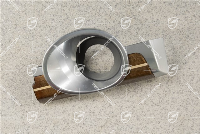 Dashboard trim / moulding, Ignition/Starter switch, Mahogany Yachting