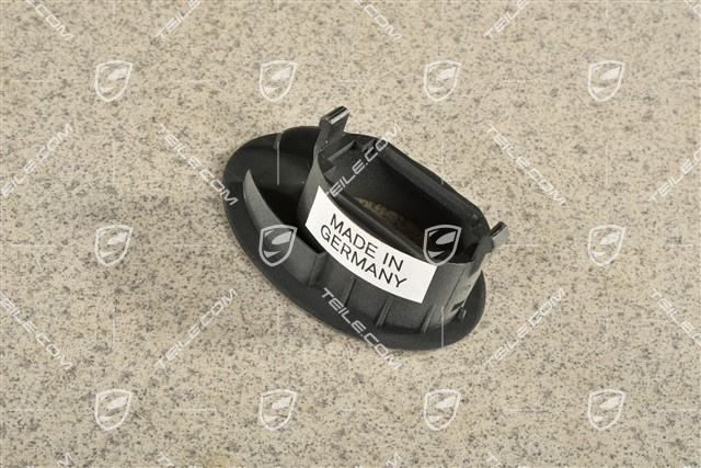 Hazard / warning light switch cover, Graphite grey RHD