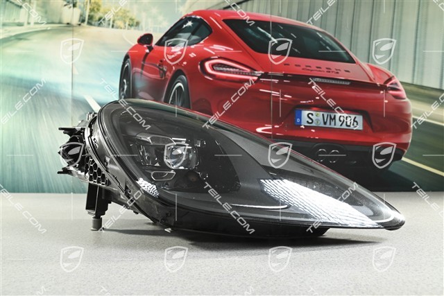 LED Headlight / Headlamp, PDLS, smoked, R