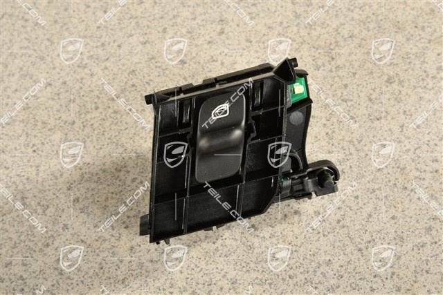 Schalter, Fensterheber, Beifahrerseite, Satin schwarz,