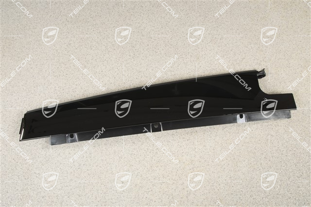B-Säule Außen Blende, Hinten, Schwarz, R
