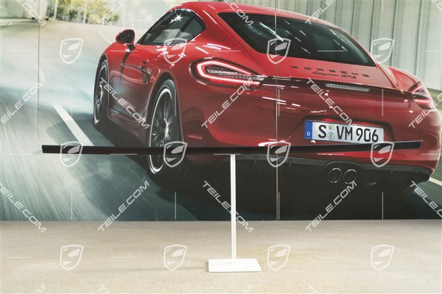 Zierleiste, Aluminium-Paket, schwarz, hinten, R