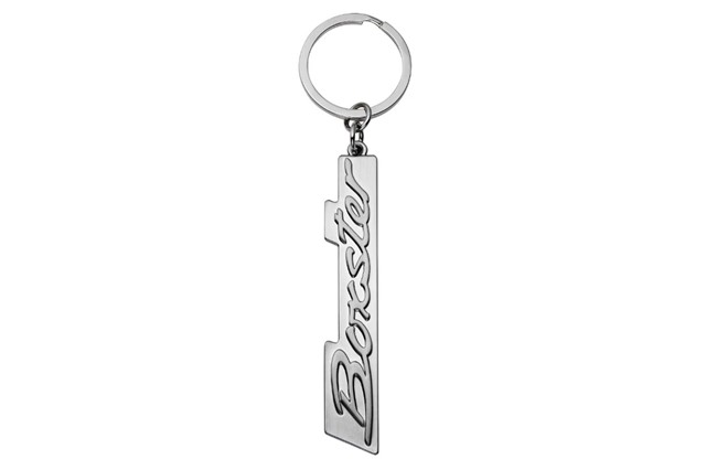 Keyring, Lettering, Boxster, silver Keyring, Lettering, Boxster, silver