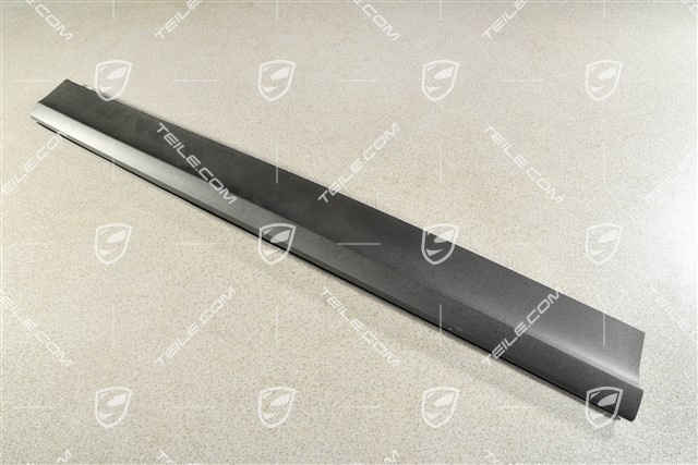 Listwa drzwi przednich, czarny mat, L