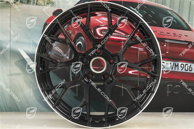 21" Felga RS Spyder, 11,5J x 21 ET67, czarny wysoki połysk