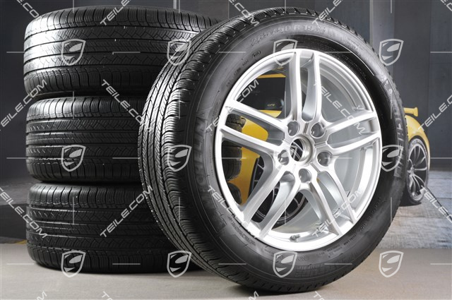 19" Cayenne Turbo IV Ganzjahresräder Satz Facelift 2014->, Felgen 8,5J x 19 ET59 + Michelin Latitude Tour HP Ganzjahresreifen 265/50 R19, mit RDK-Sensoren