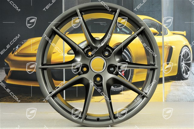 20" Felga, Carrera S III, platynowy-satynowy mat (Platinum-Seidenmatt), 9,5J x 20 ET45