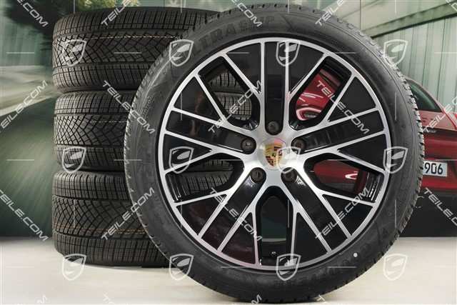 20-inch Turbo Aero winter wheel set, rims 9J x 20 ET54 + 11J x 20 ET60, Goodyear winter tyres 245/45 R20 + 285/40 R20
