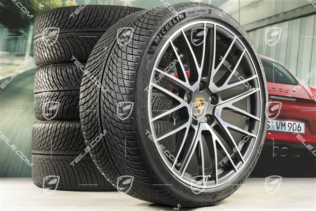 20/21-inch Turbo V winter wheel set, wheel rims 8,5J x 20 ET40 + 11J x 21 ET66 + NEW Michelin winter tyres 245/35 R20 + 305/30 R21