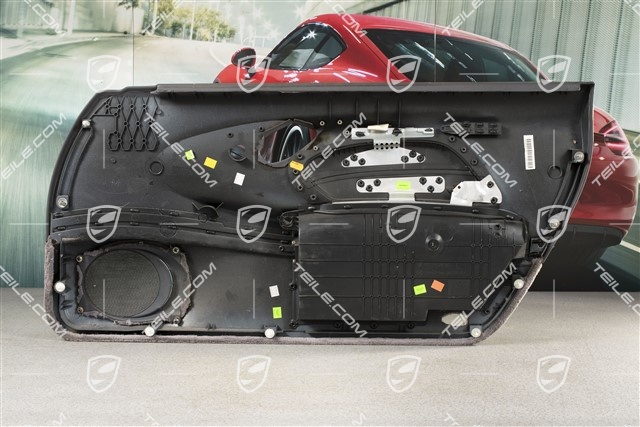Türverkleidung mit Airbagblende, Klangpaket, Kunstleder, Spacegrau, L