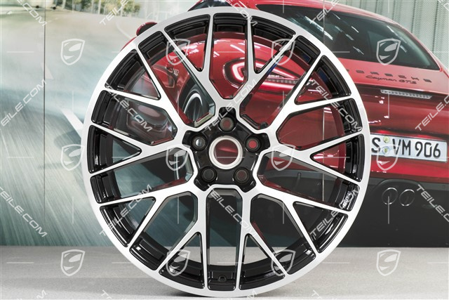 20" Felge RS-Spyder Design, 10J x 20 H2 ET19, schwarz hochglanz