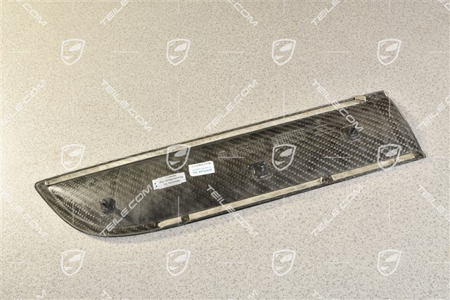 Rear door cover / trim, Carbon, L