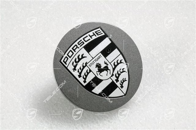 Hub cap, convex, Titanium Hub cap, convex, Titanium