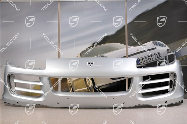 Front bumper, Cayenne Cayenne V6 3,6L / S 4,8L / Diesel 3,0L, ParkAssist, without headlight washer system Front bumper, Cayenne Cayenne V6 3,6L / S 4,8L / Diesel 3,0L, ParkAssist, without headlight washer system