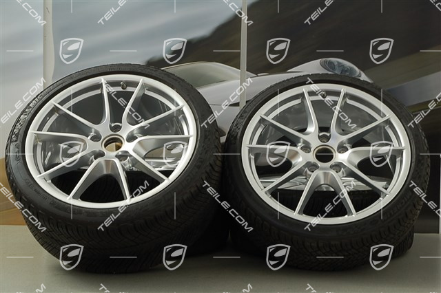 20" Carrera S (III) Winterräder Satz, 8,5J x 20 ET51 + 11J x 20 ET70, Winterreifen 245/35 ZR20 + 295/30 ZR20
