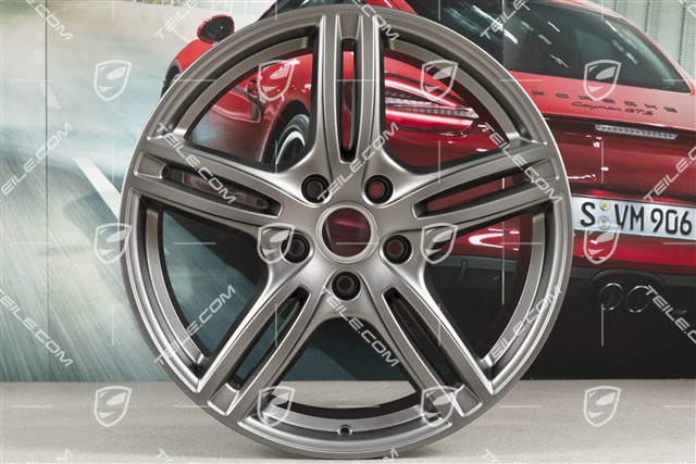 20-inch wheel rim Panamera Turbo, 10,5J x 20 ET71, for winter use, Platinum satin-matt