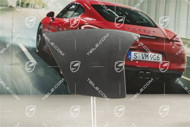 Mittelkonsole, Blende, seitlich, Schwarzgrau, R